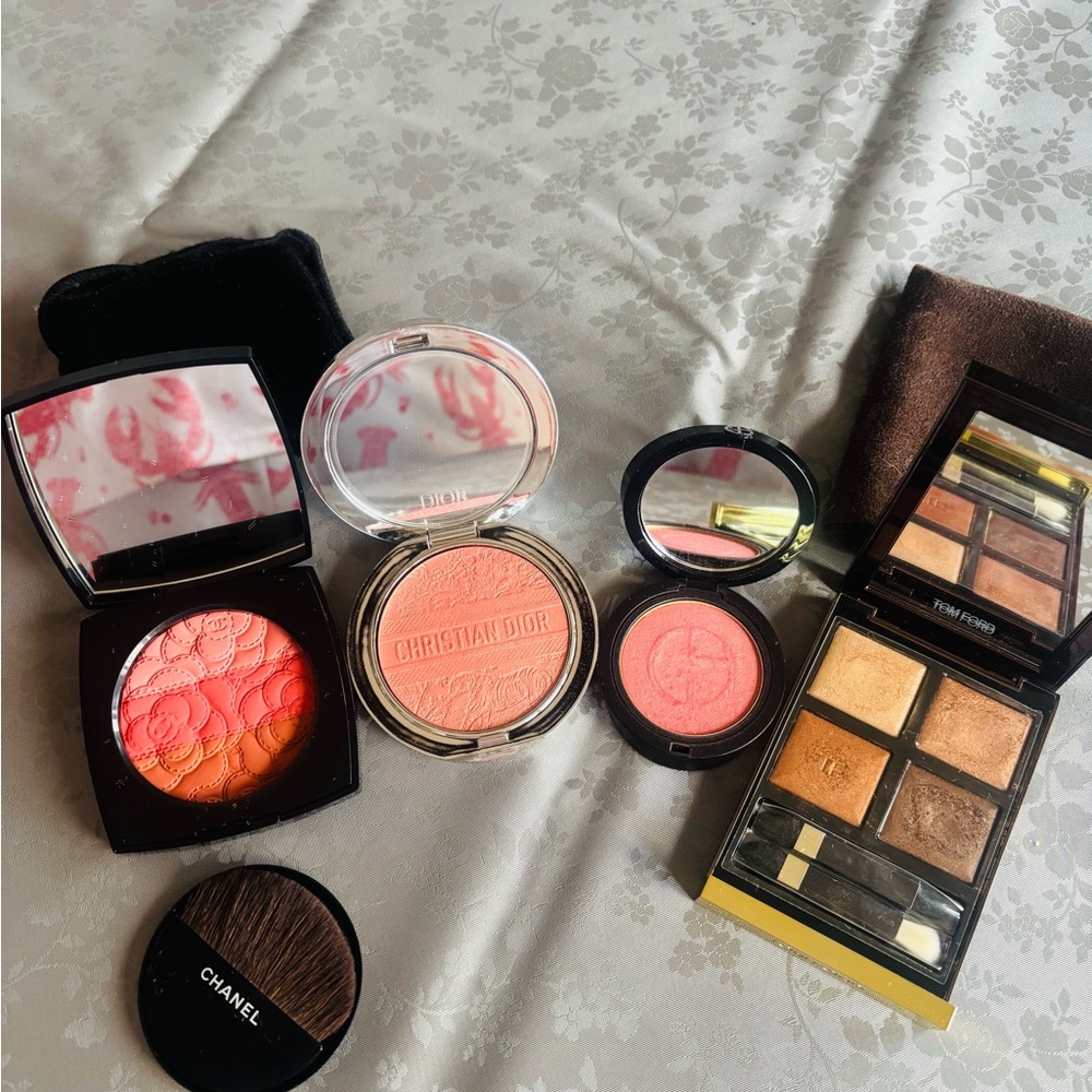 Chanel, Dior, Armani, Tom Ford eye/cheek bundle